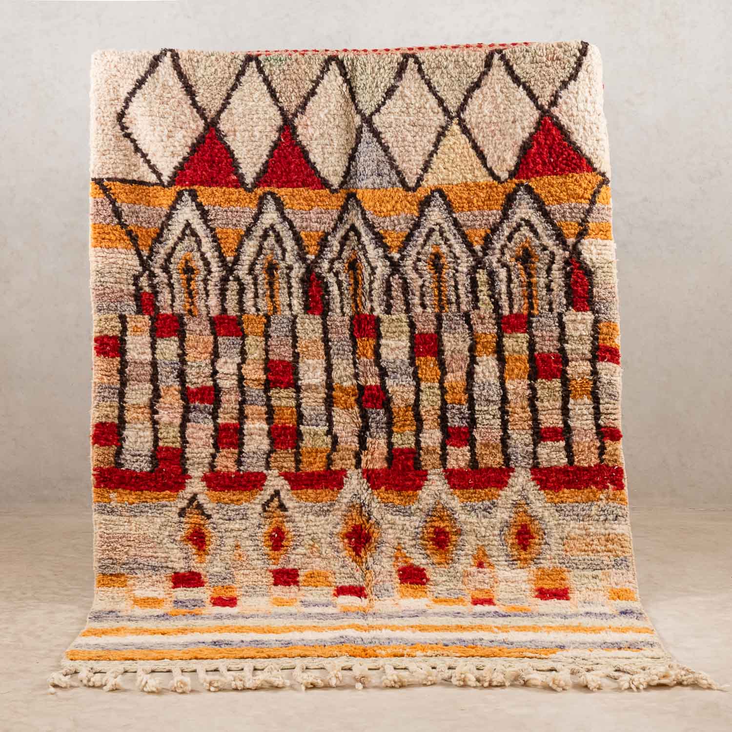 Ibtissem vintage boujad rug Benisouk