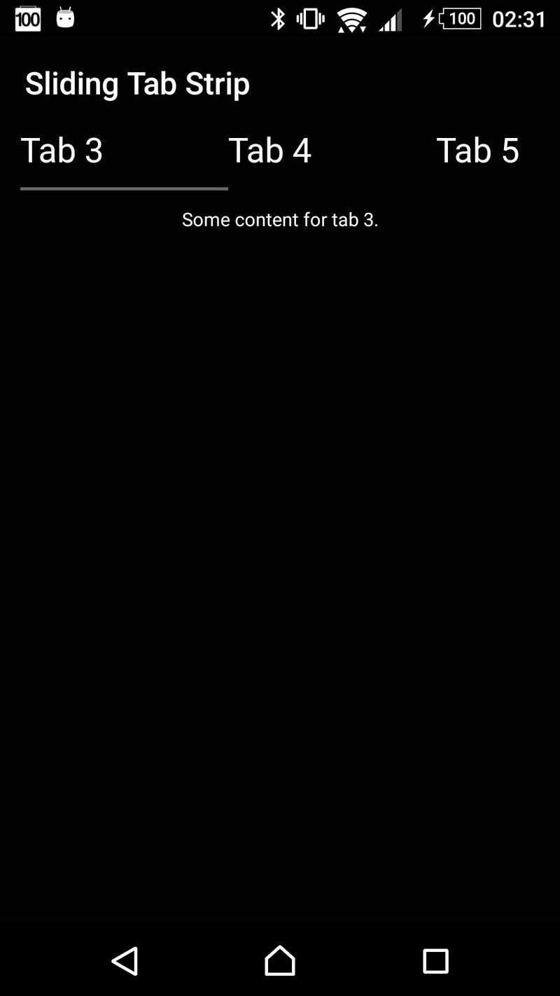 GitHub BenjaminDobell/reactnativeandroidslidingtabstrip React Native sliding tab strip