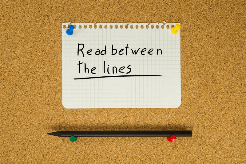 Reading Between The Lines Is A Key Skill – The Life and Times of Ben