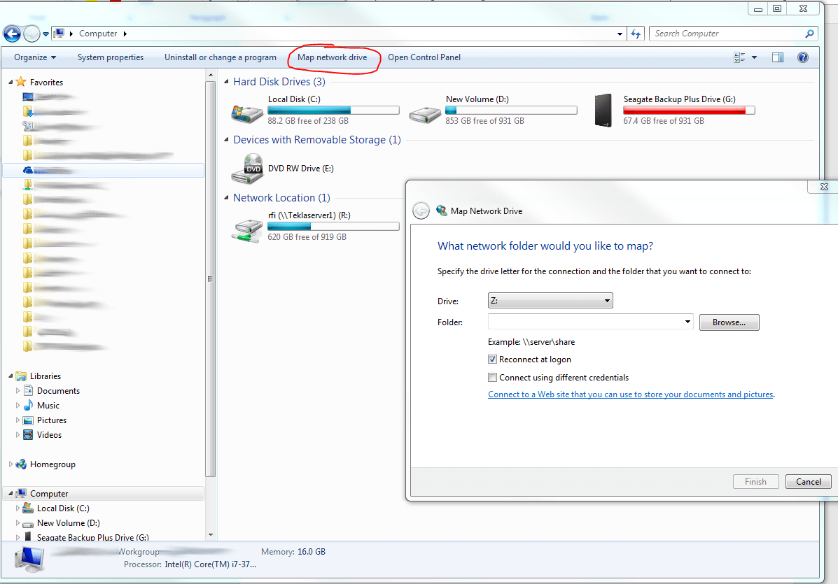 How to map a network drive? Ben Koshy  Development (Rails), CAD