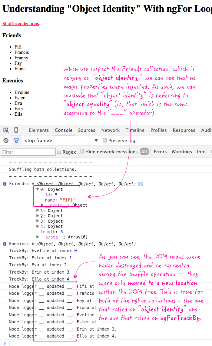 Understanding "Object Identity" With ngFor Loops In Angular 2 Beta 3