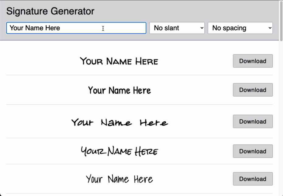 Generating PDF Signatures With Google Fonts And html2canvas In