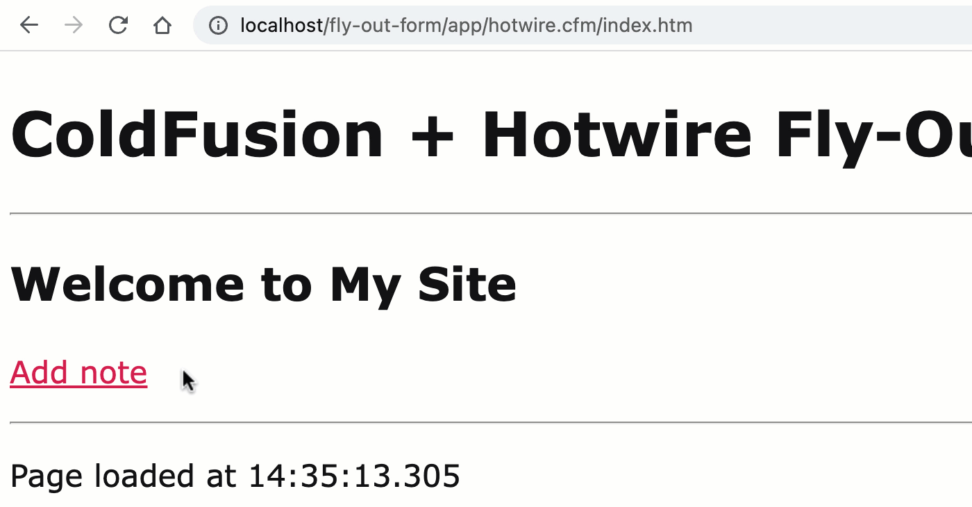Rendering A FlyOut Form Panel Using Turbo Frames With Hotwire And