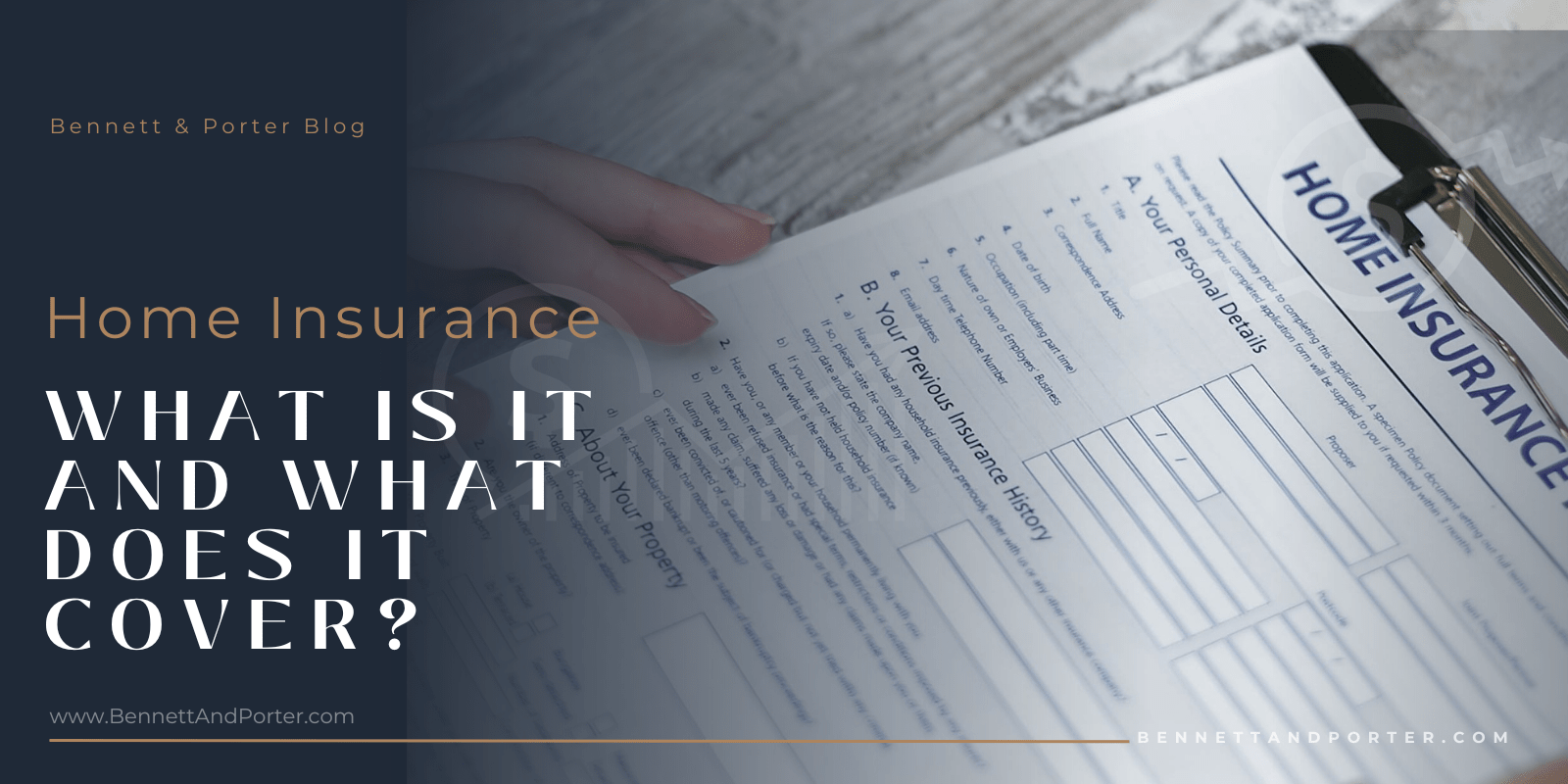 What Is Home Insurance and What Does It Cover And Porter