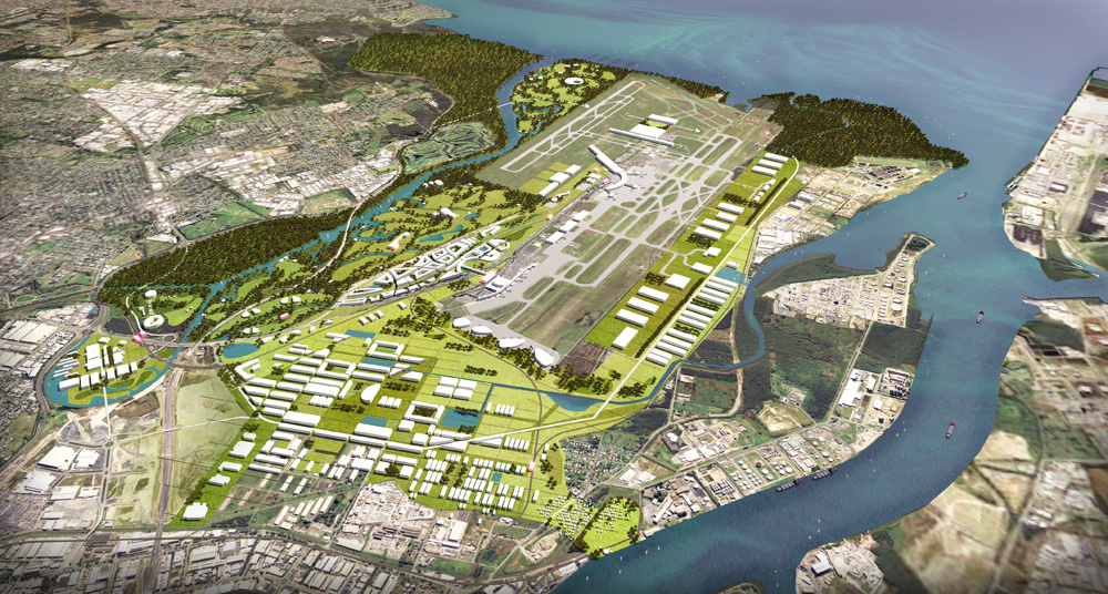 Brisbane Airport Masterplan and Trimble