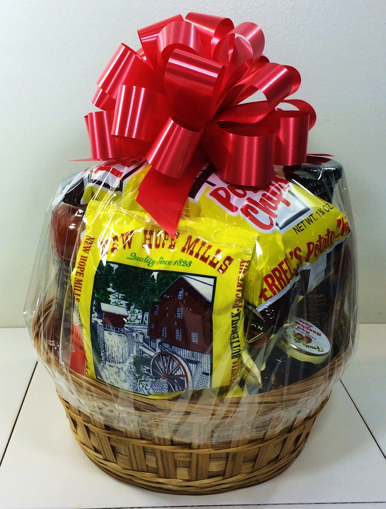 Syracuse's Medium Local Gift Basket Baskets