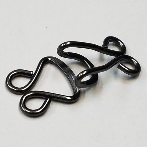 FSN951 Large Metal Hook and Eye Fastener, Gunmetal
