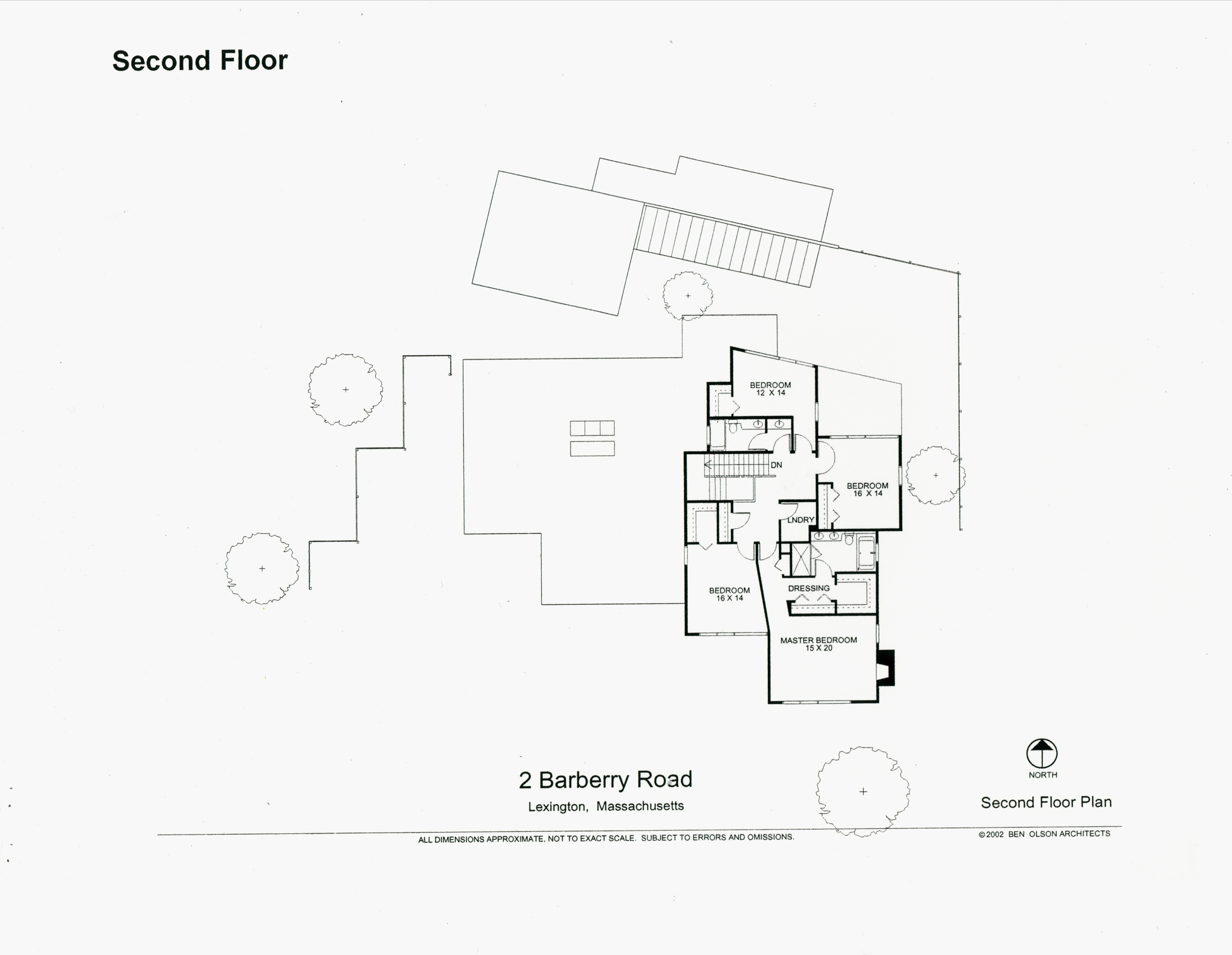 Residence at Five Fields Floor Plan 2 BEN OLSON ARCHITECTURE
