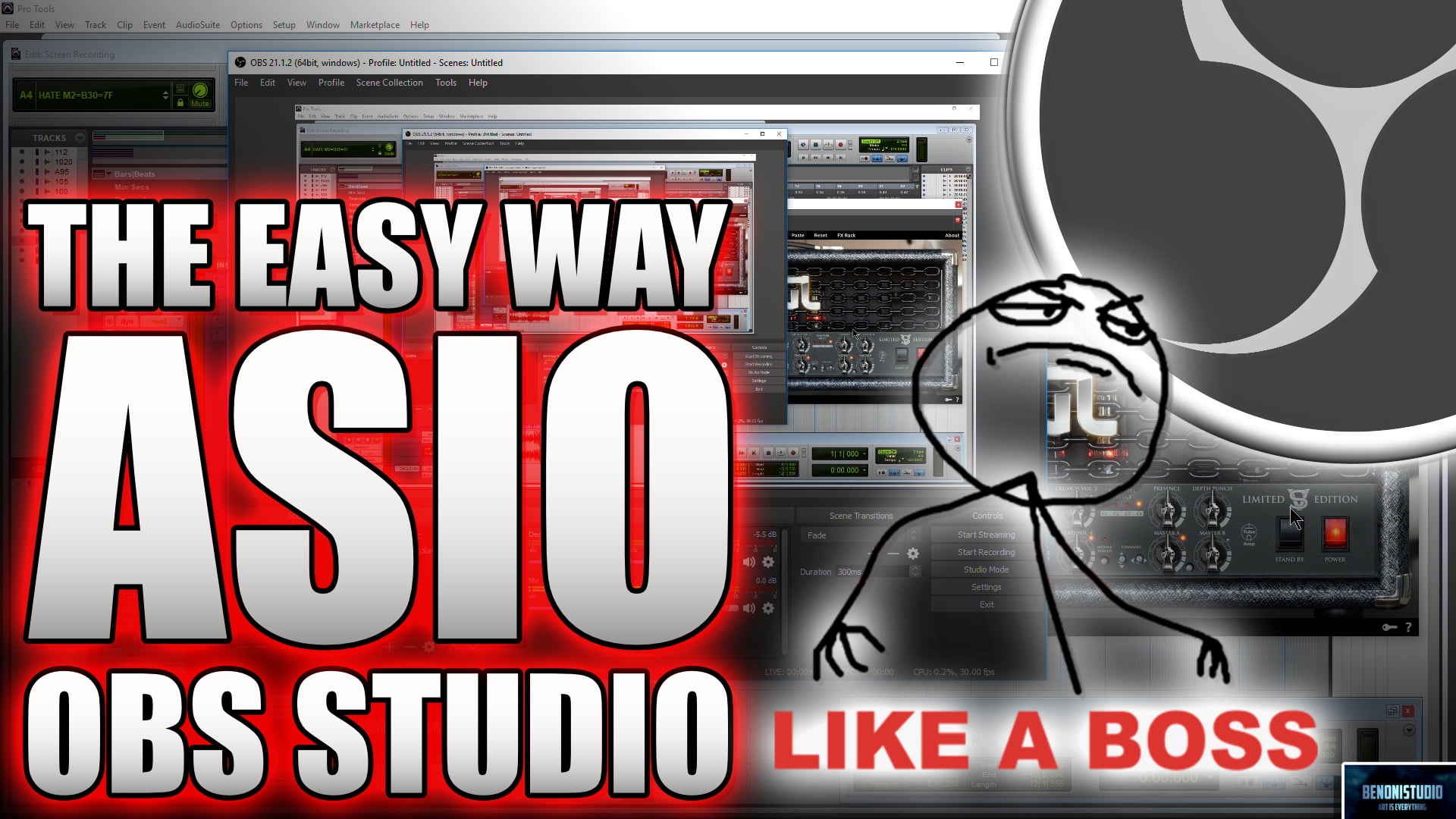 THE EASY WAY TO RECORD ASIO AUDIO INTO OBS STUDIO benonistudio