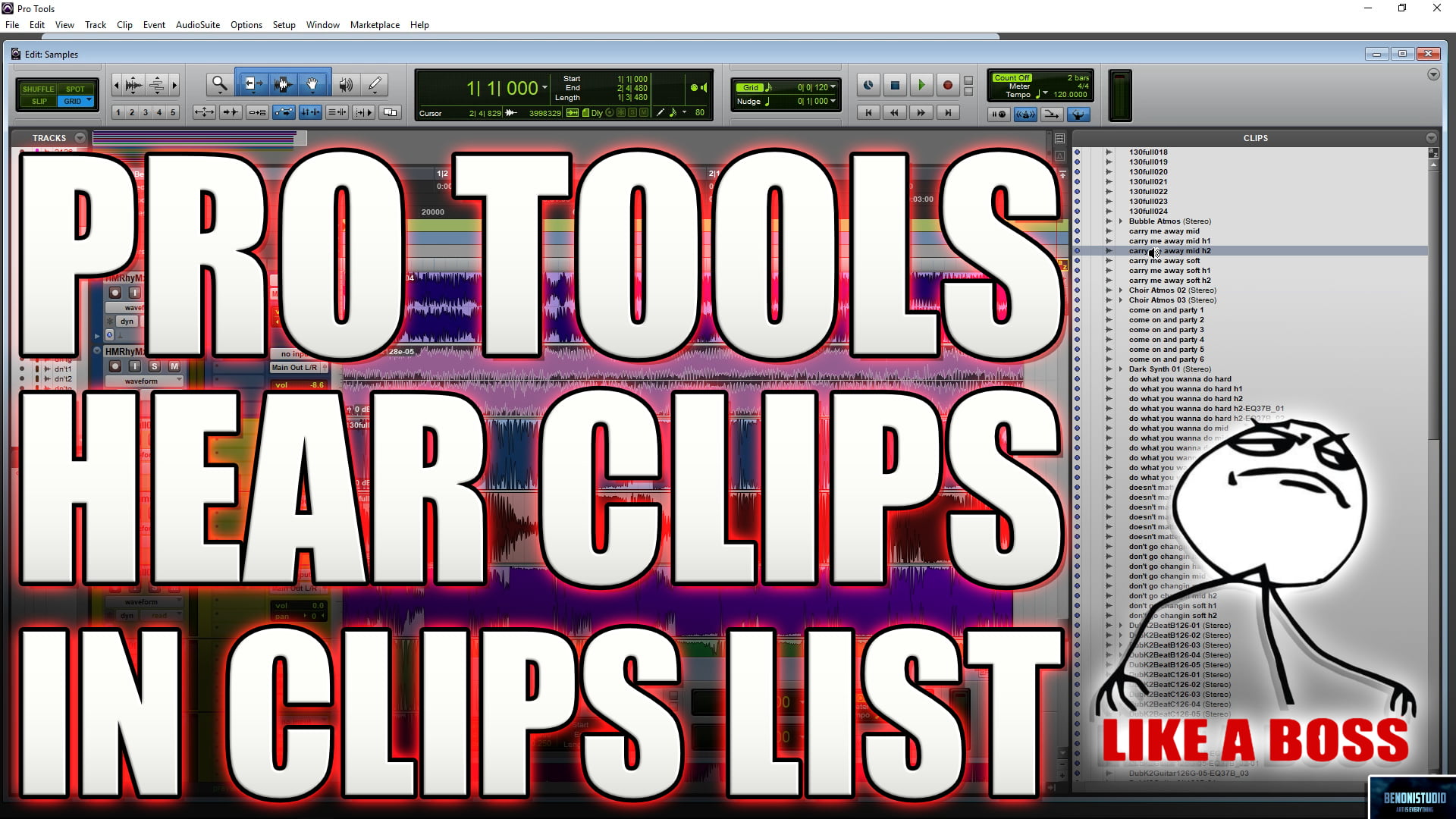 Pro Tools How to Listen to Clips in the Clips List LIKE A BOSS