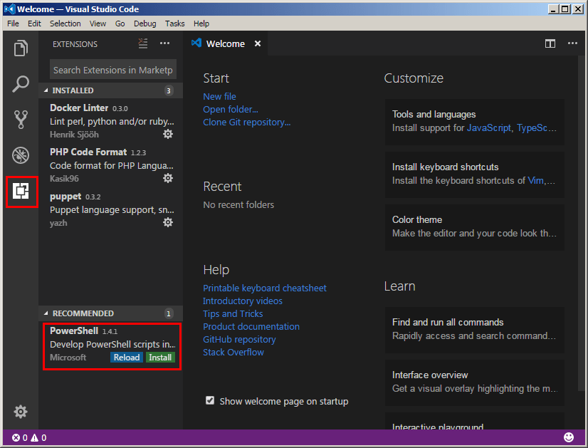Visual Studio Code as a PowerShell Integrated Scripting