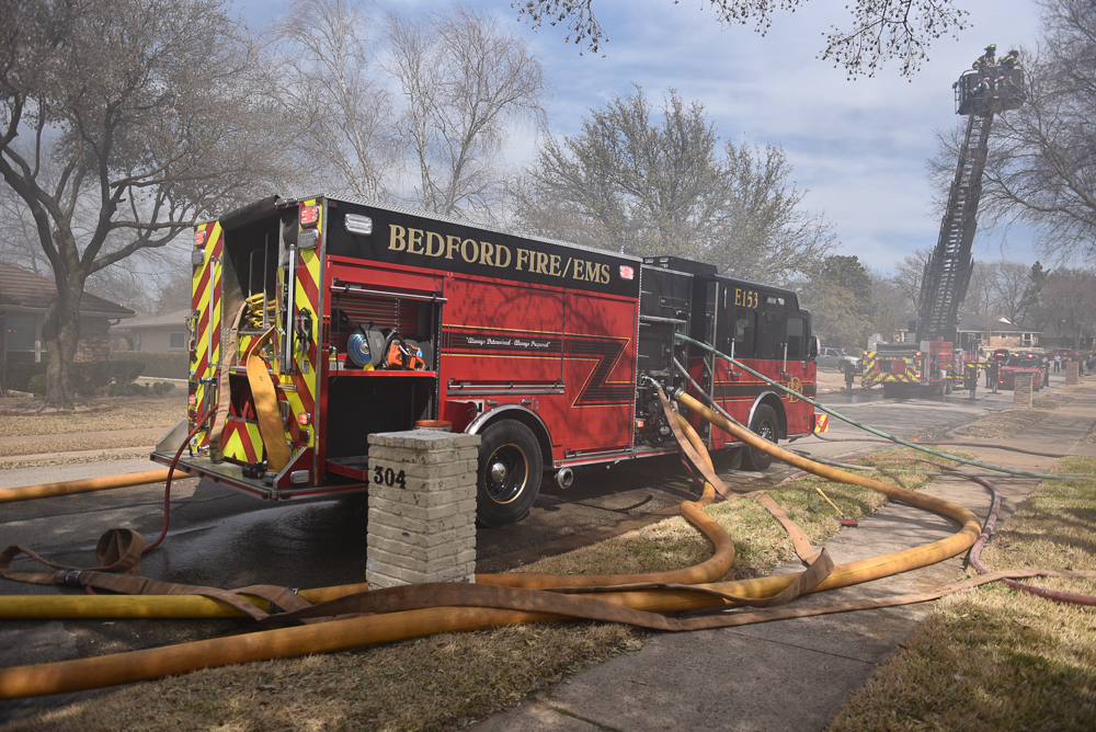 House Fire in Bedford Working Photos by Ben Saladino
