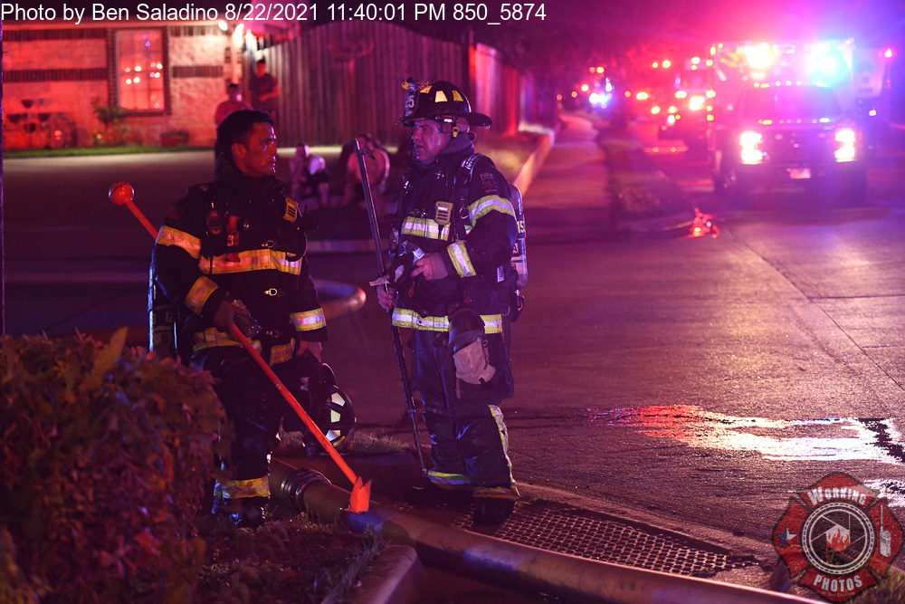 Hurst House Fire Working Photos by Ben Saladino