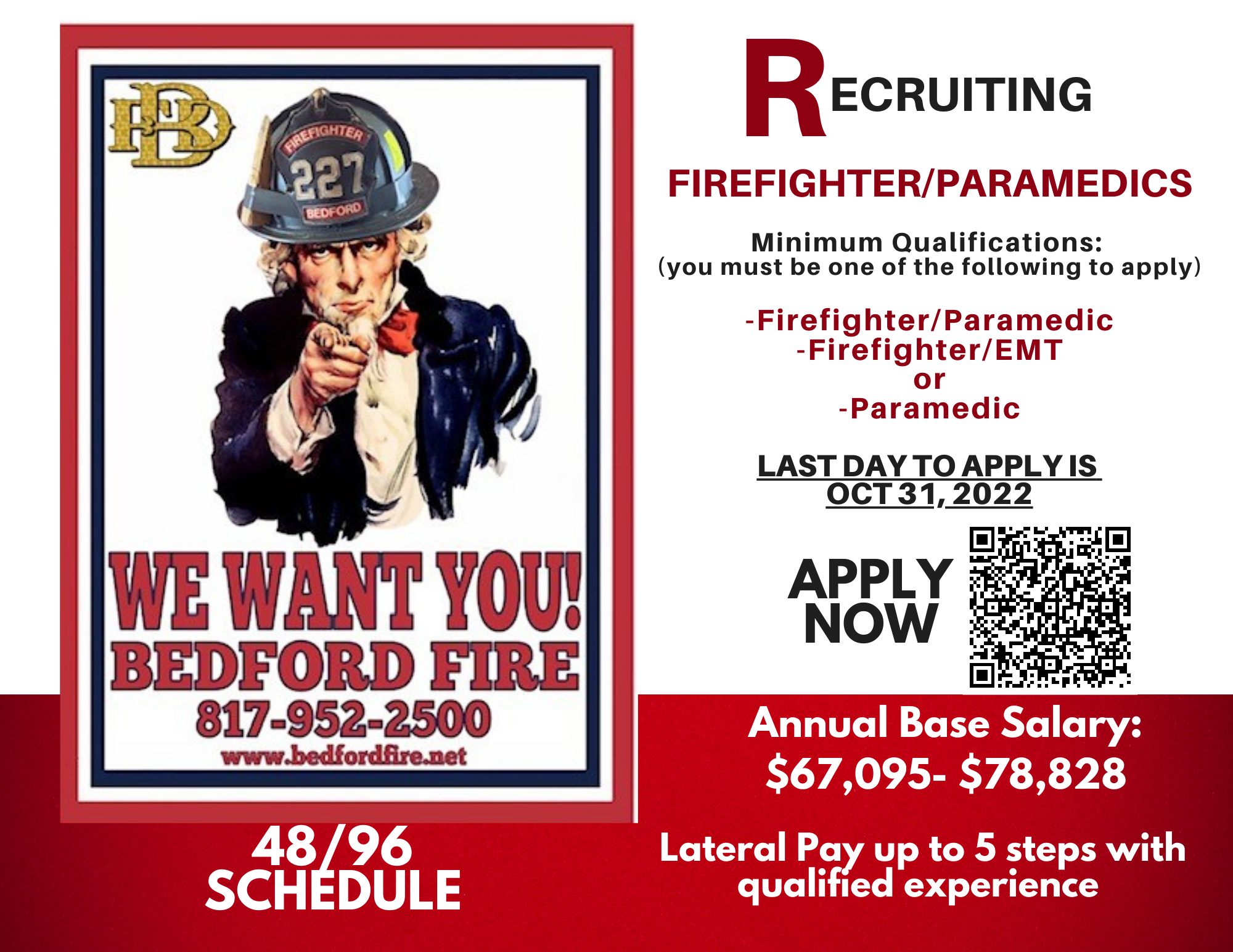 Bedford Fire Department Hiring Working Photos by Ben Saladino