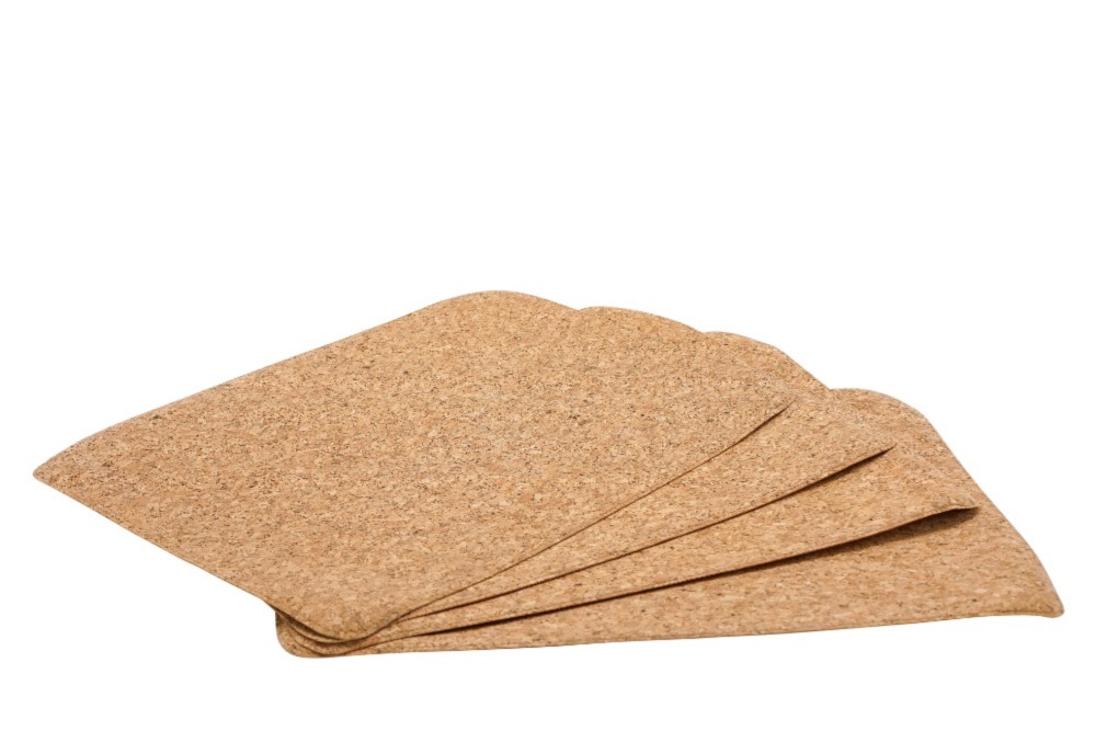 Washable Cork Placemats set of 4 BENT & BREE, Hold Nature