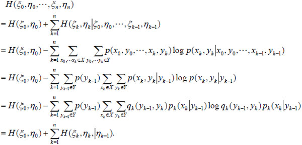 An Entropy Rate Theorem for a Hidden Inhomogeneous Markov Chain Fulltext