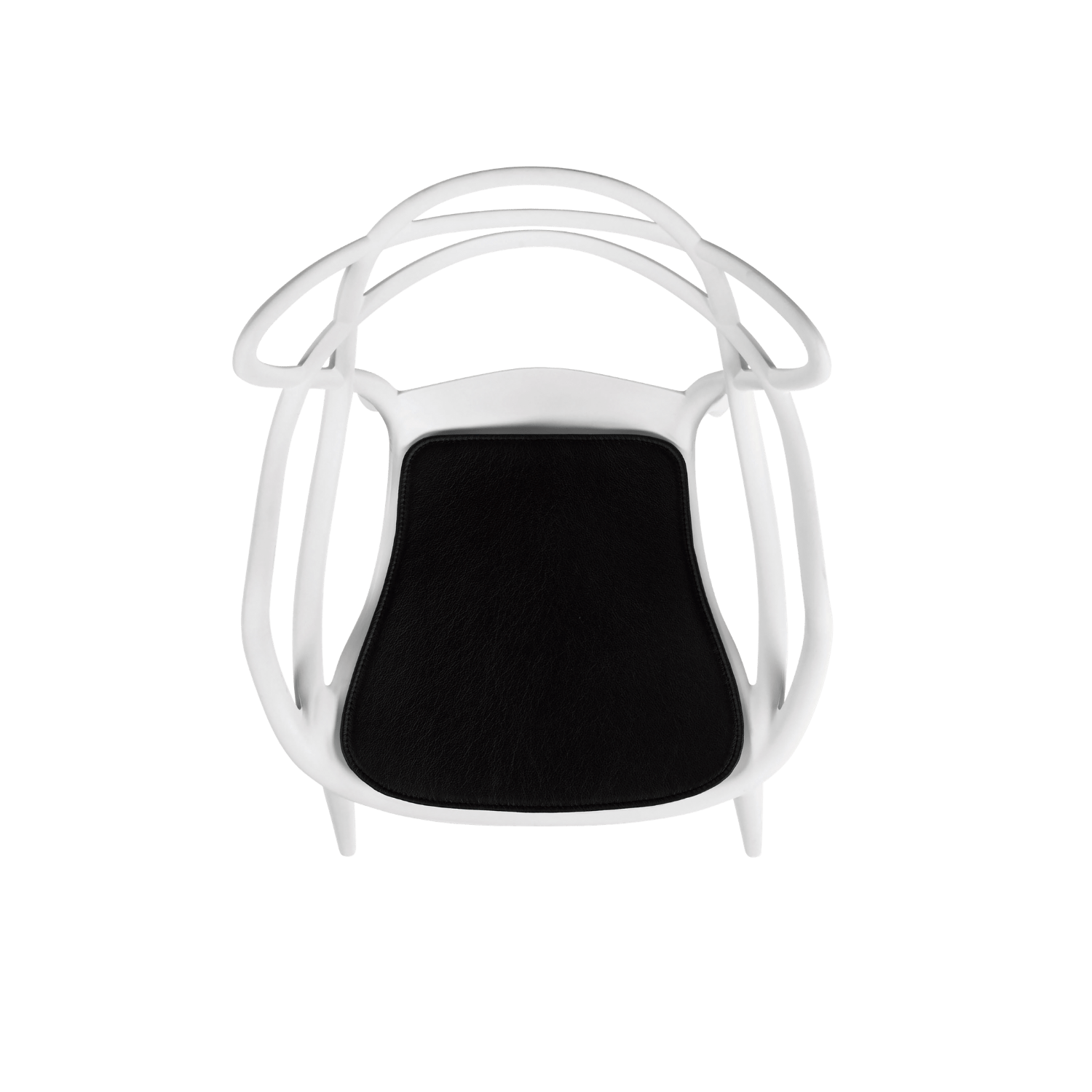 Seat cushion for Kartell Masters Chair Black Bent Hansen