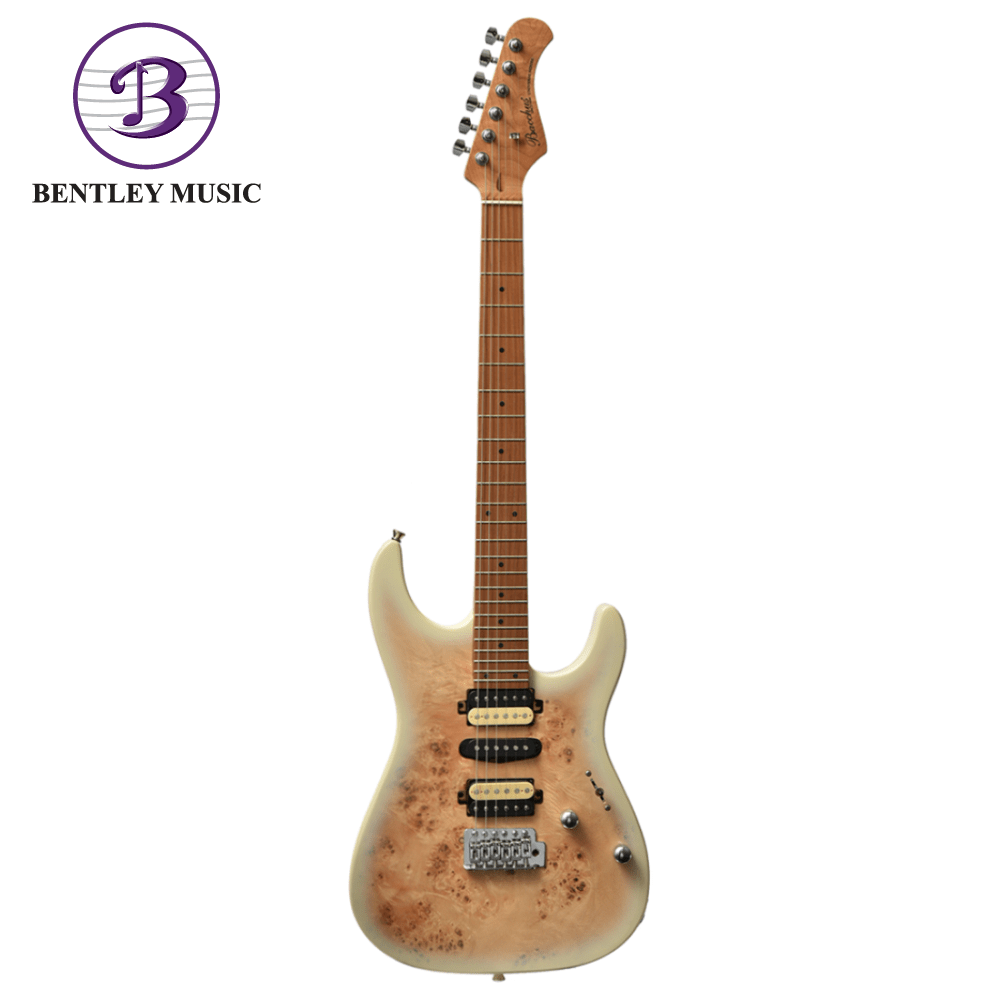 Bacchus IMPERIAL24BPRSM/M Universe Series Roasted Maple Electric Guitar, Blonde Burst