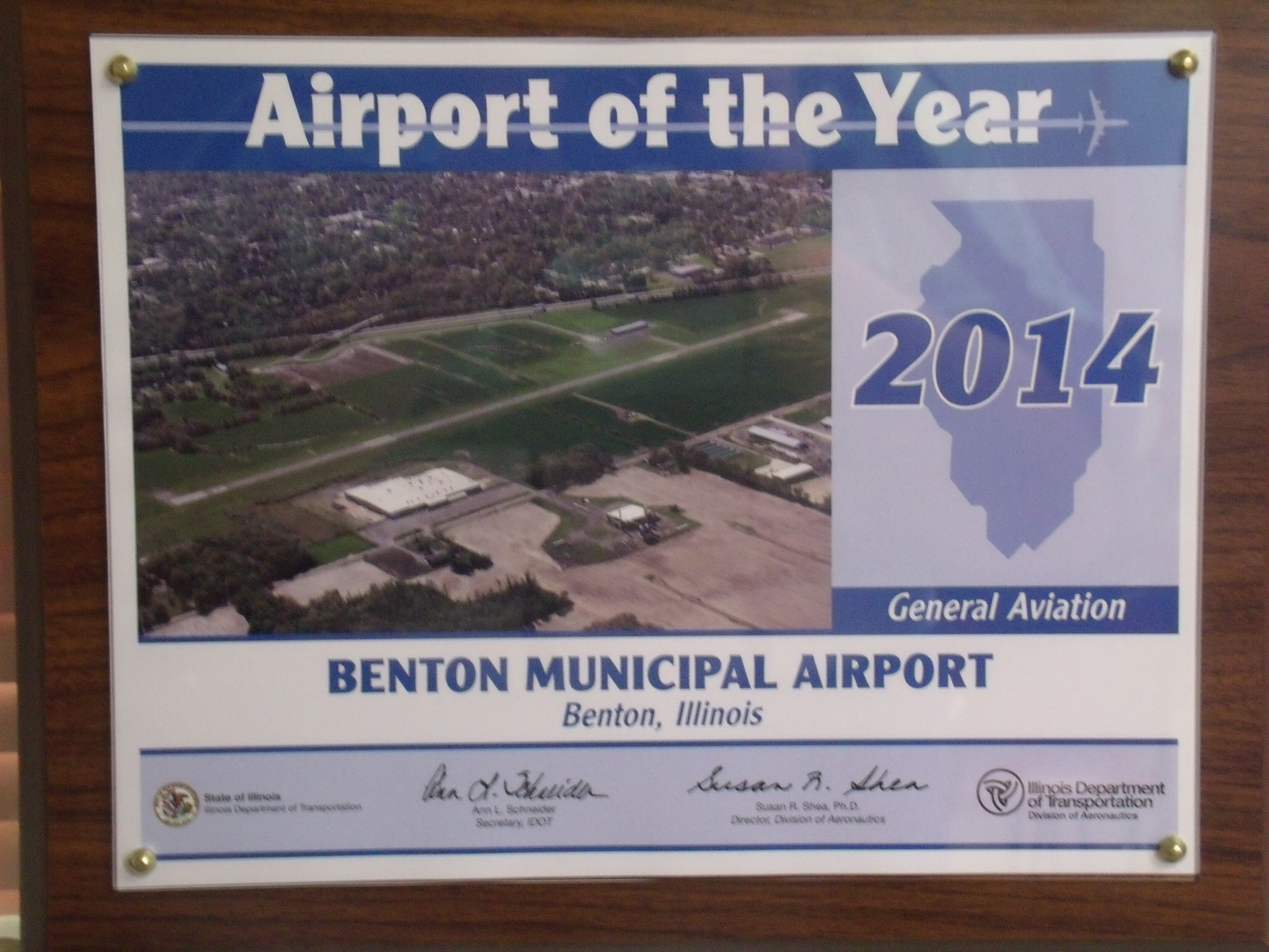 Airport to the City of Benton
