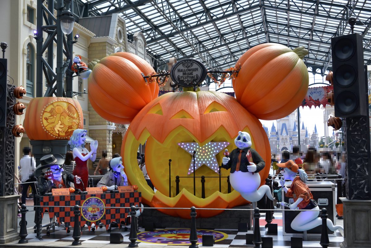 ディズニー ハロウィン ビレッジ ミッキーマウス ハロウィンヴィレッジ 置物 ハロウィン飾り 12ピースセット