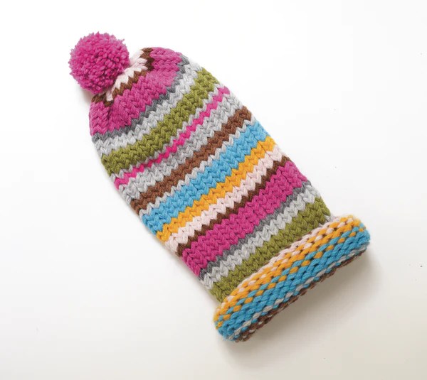 Knifty Knitter Striped Toboggan Cap Pattern BePatterns