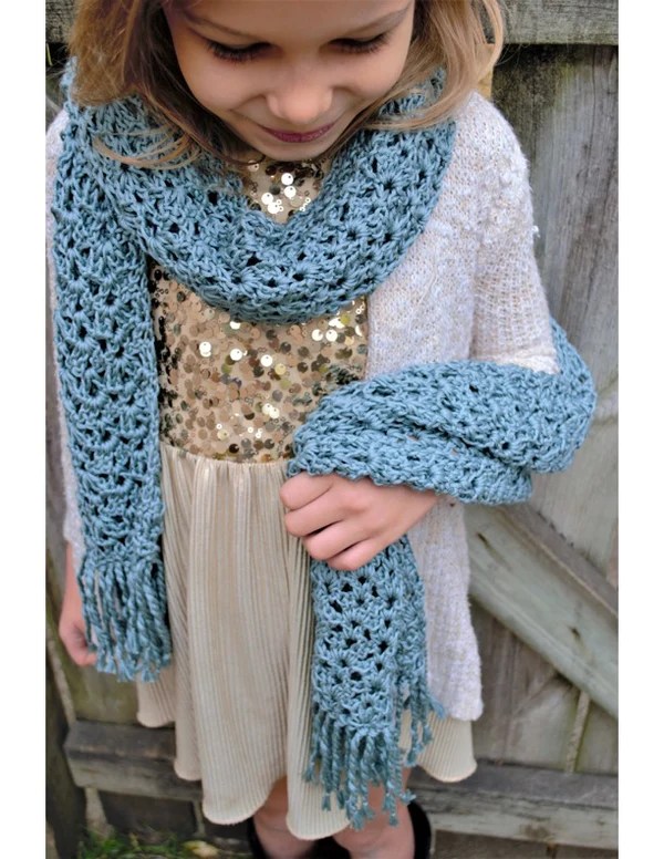 Free Crochet baby Scarf BePatterns