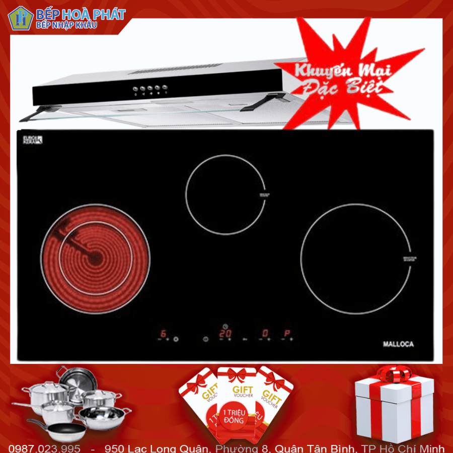 Bếp điện từ Malloca MH-03IRB LB