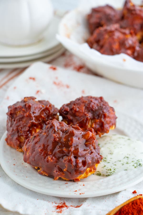 Vegan BBQ Cauliflower Wings plant.well