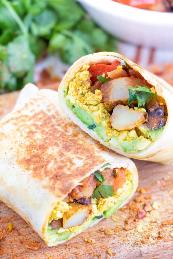 Vegan Breakfast Burrito plant.well