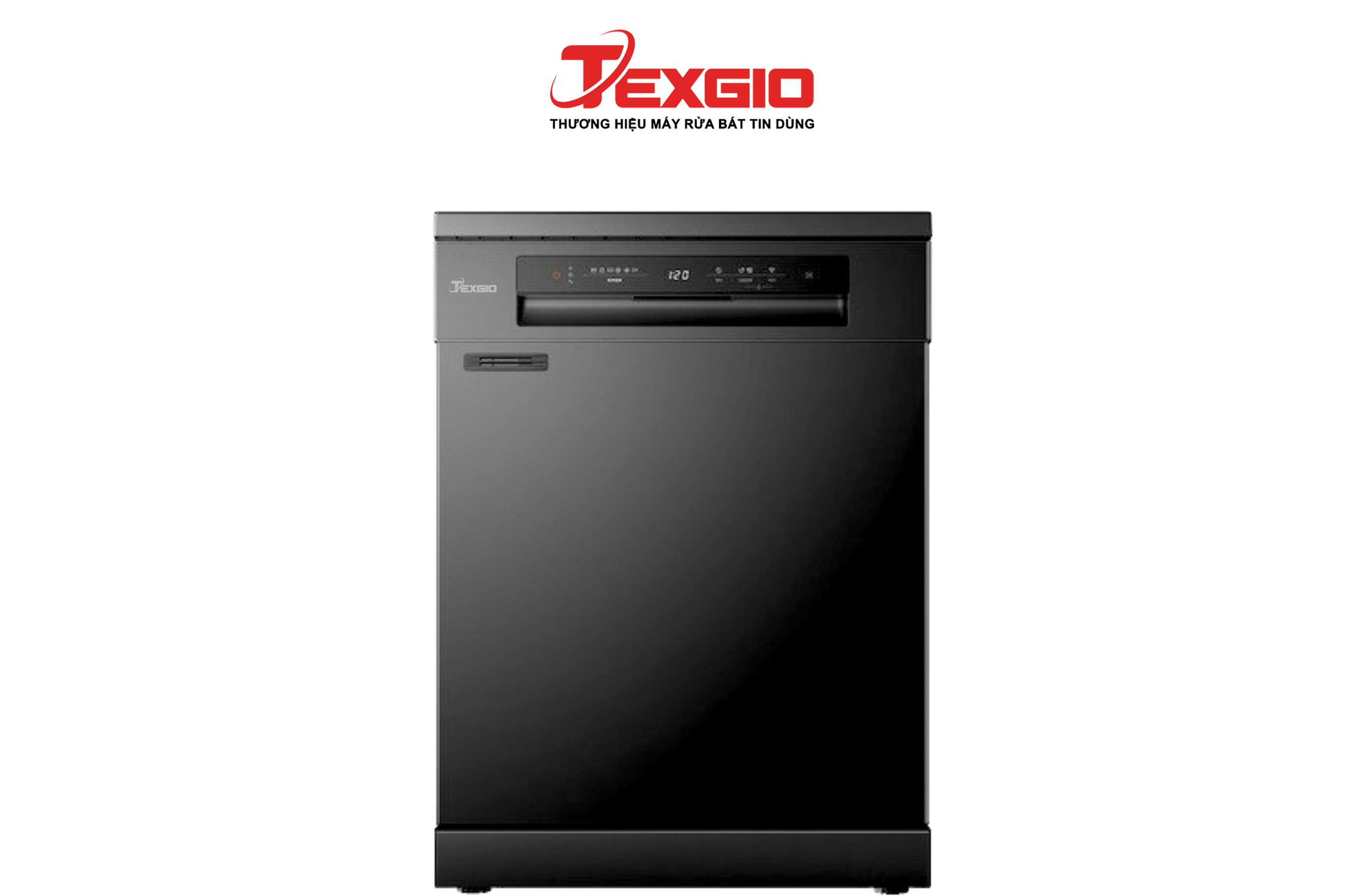 Texgio Dishwasher TG21H775B 13 Bộ Sấy Khí Nóng, Diệt Khuẩn UV