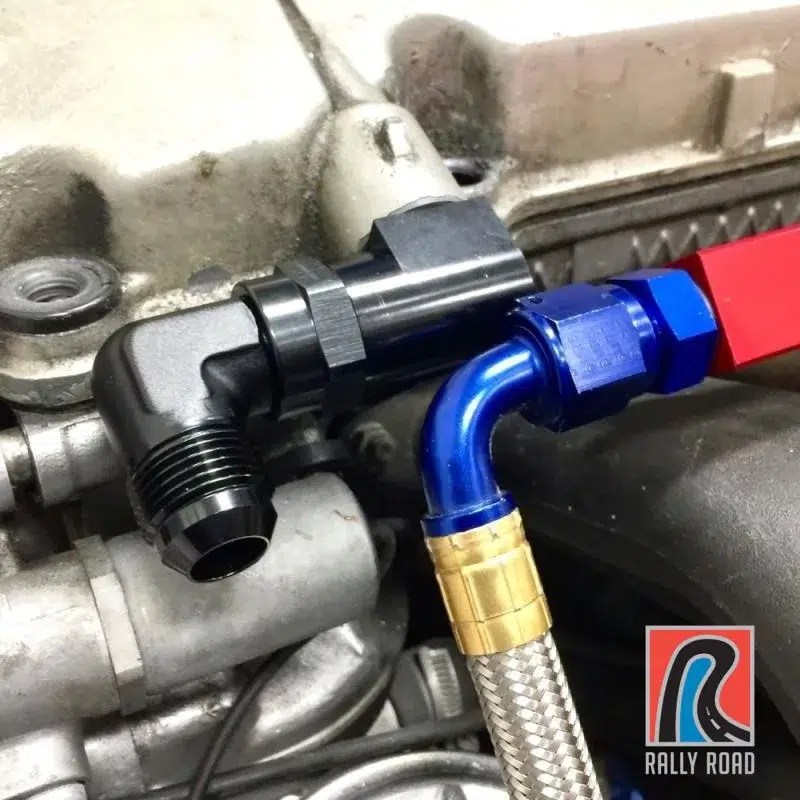 Magnesium valve cover breather fitting 10AN BE RACING TUNING