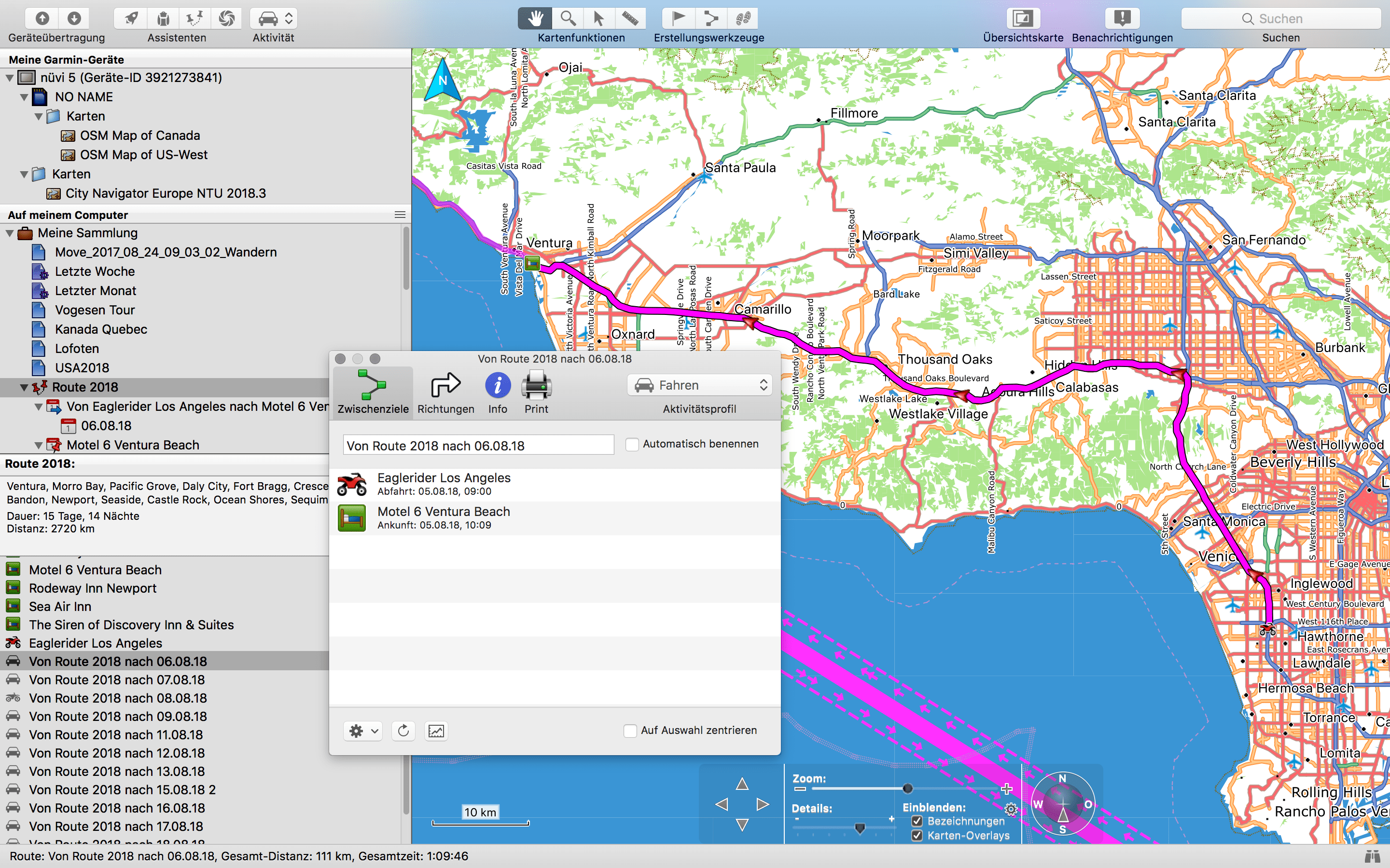 BaseCamp (PC) Map Garmin