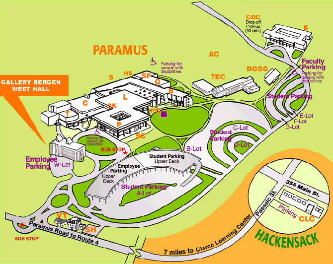 Bergen Community College Campus Map