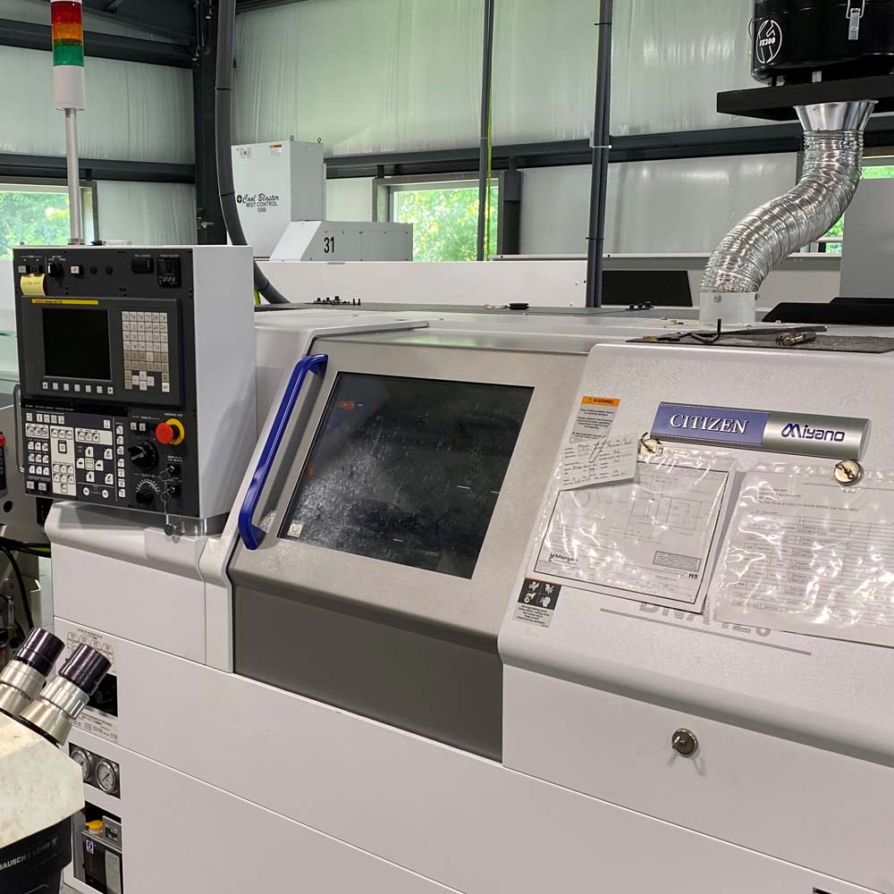 Bergeron Machine Swissstyle turned components