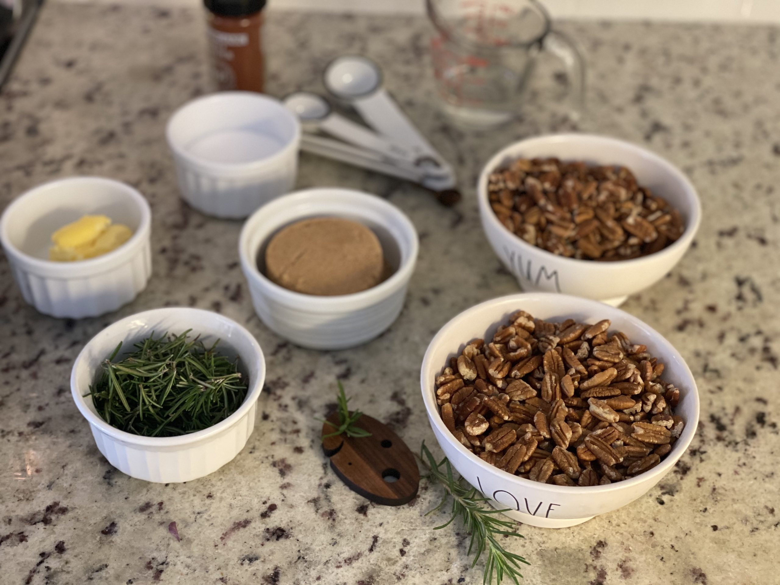 Rosemary Glazed Pecans Bergeron Pecans Louisiana Pecan Company