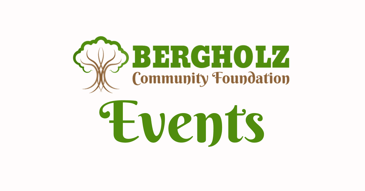 Events Bergholz Community Foundation