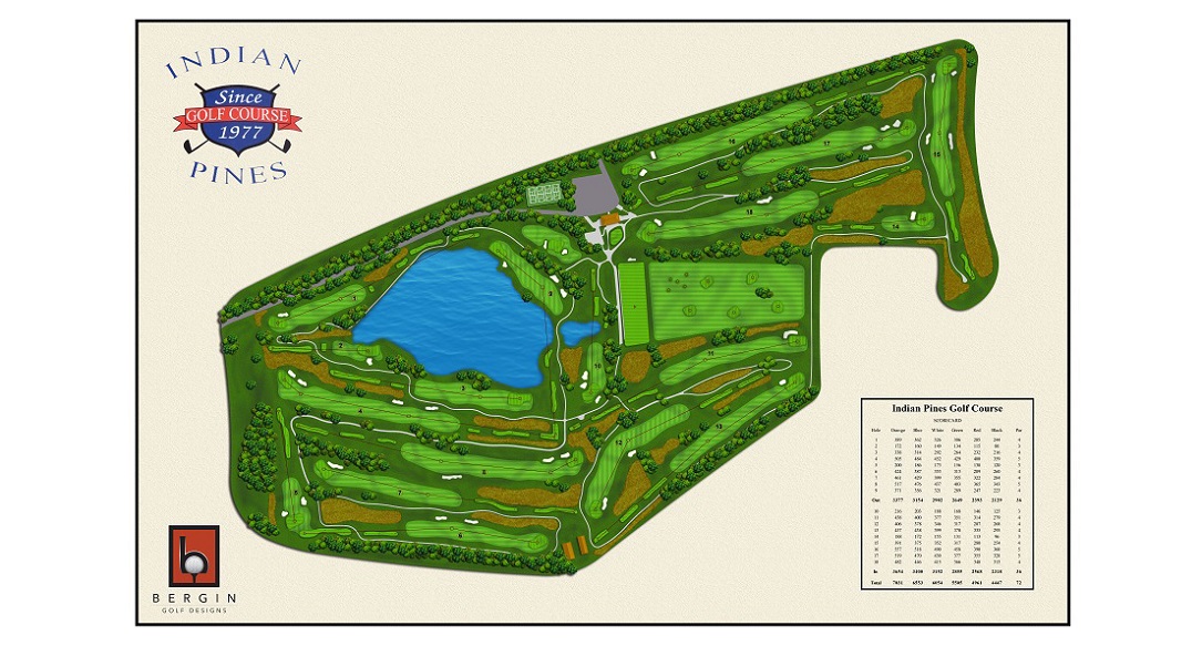Indian Pines Golf Course BerginGolfDesigns