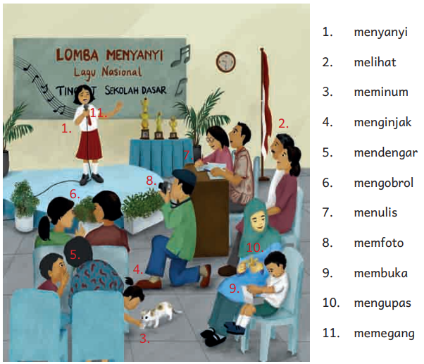 10 Contoh Kata Berimbuhan ‘me‘ Berikut.id(03)