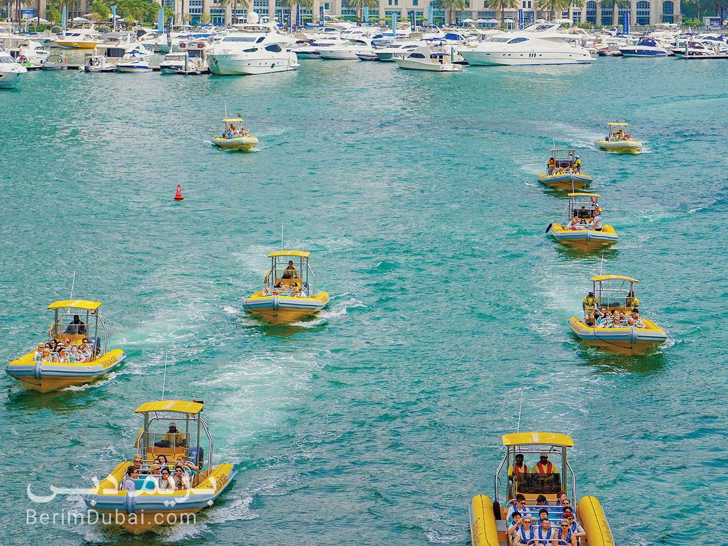 تور قایق زرد تفریحی دبی