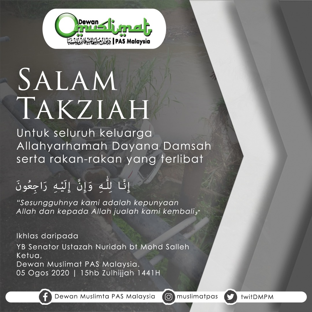 Salam Takziah buat Seluruh Keluarga Mangsa Berita Parti