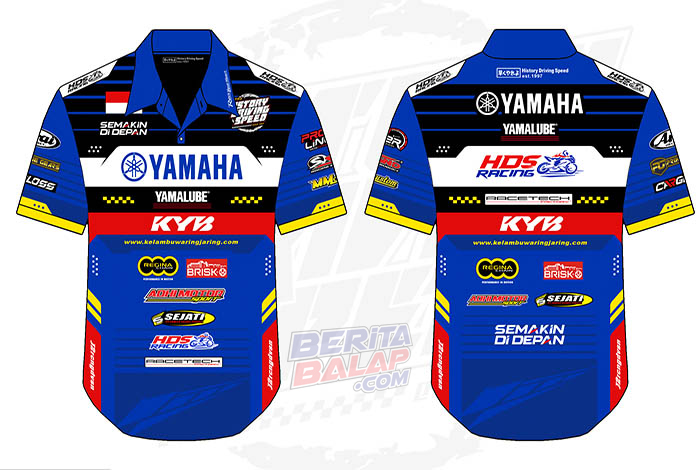 Om Hawadis Perkenalkan Baju Timnya (Yamaha Hds) Musim Ini, Siapa Saja Sponsornya ?