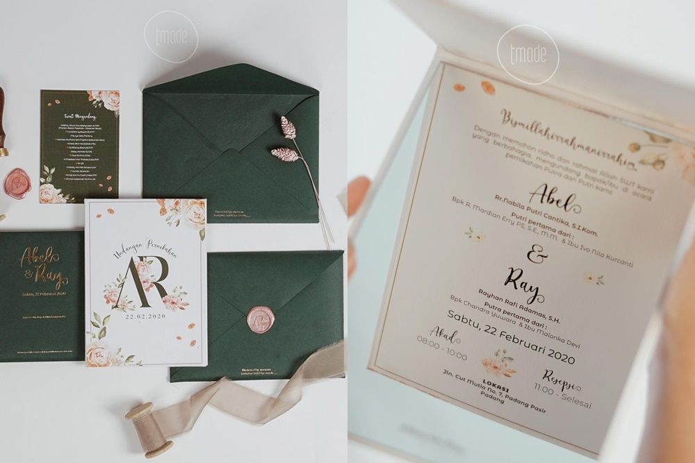 8 Contoh Undangan Pernikahan Unik Yang Berkesan