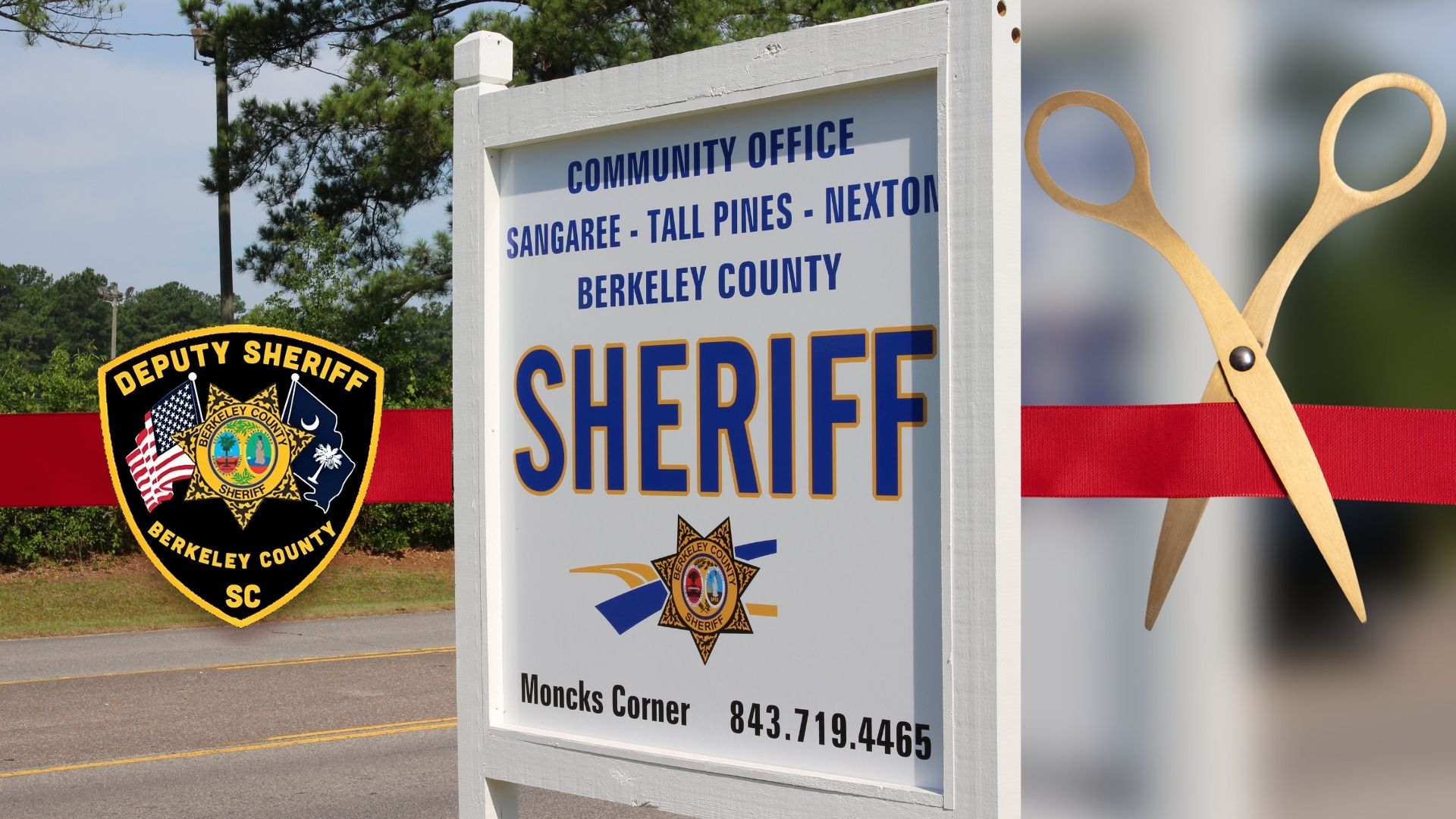 Berkeley County Sheriff’s Office Cuts Ribbon on New Sangaree Substation