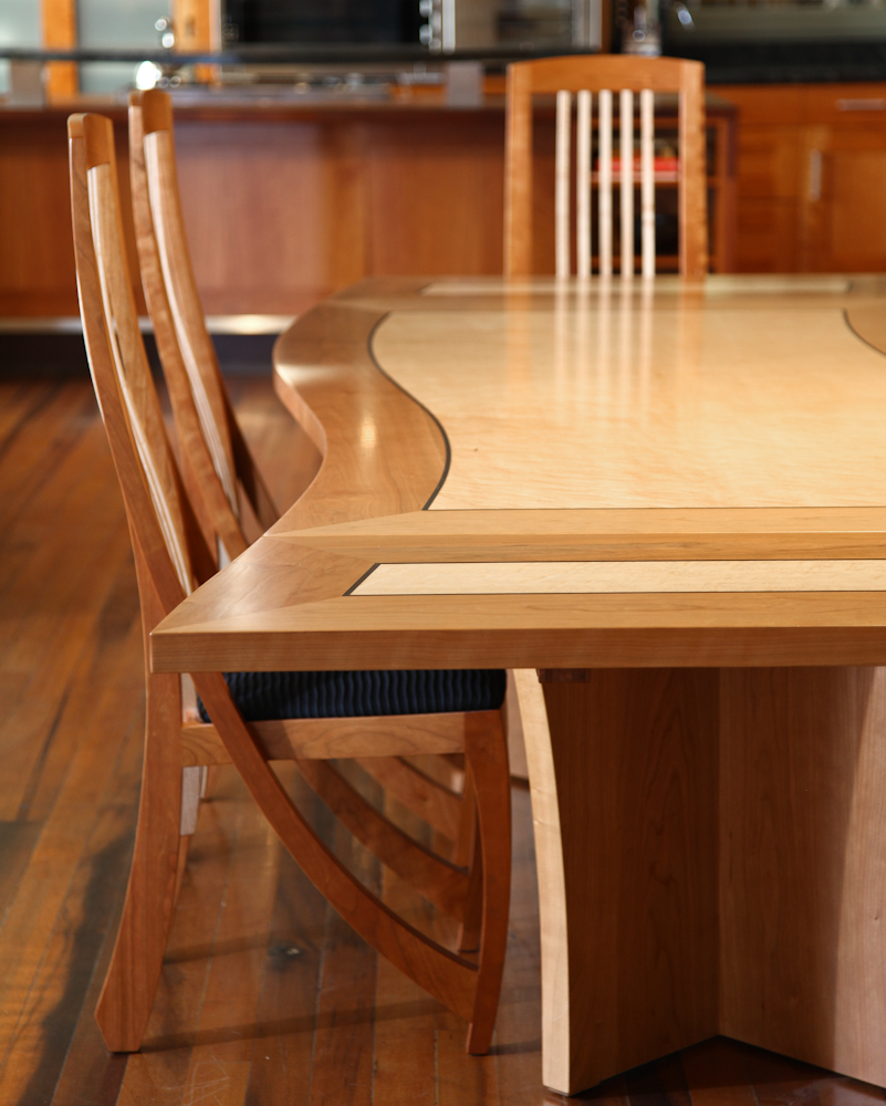 Wave Dining Table by Berkeley Mills Furniture