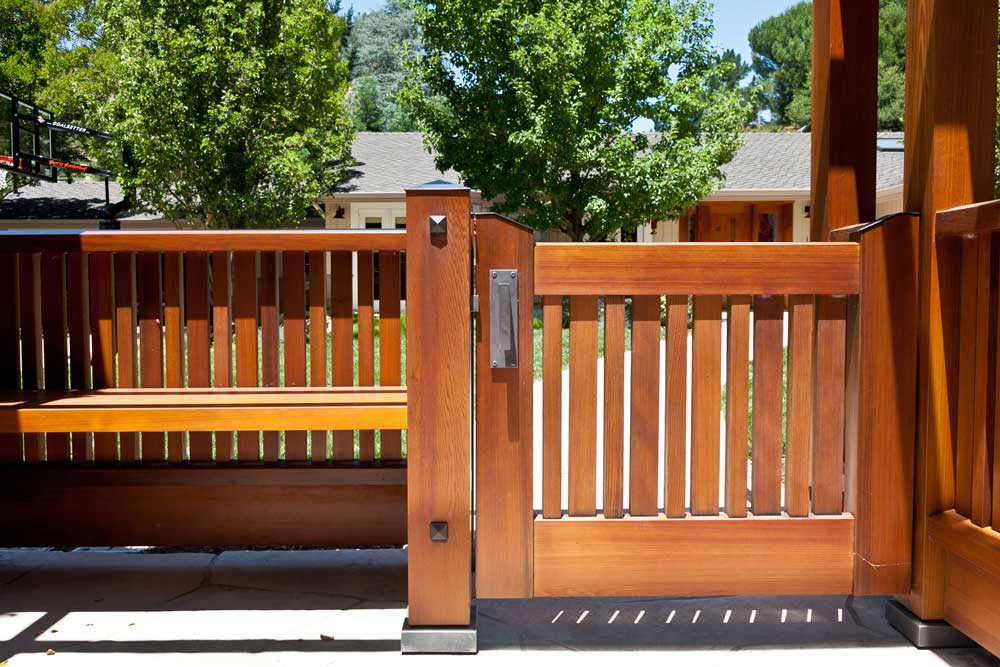 Custom Redwood Gate Berkeley Mills Bay Area