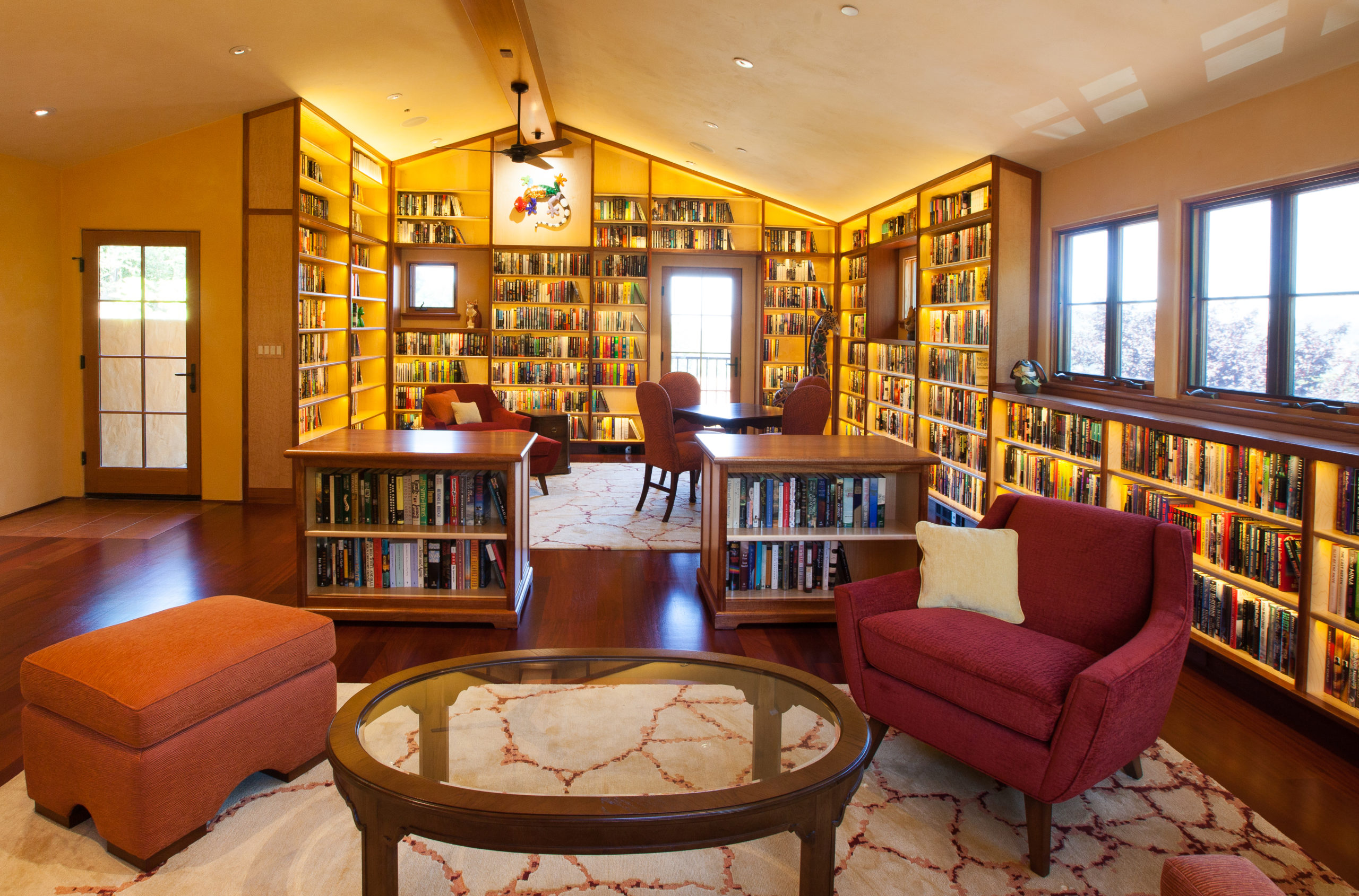 Custom Book Case Library Bay Area Berkeley Mills