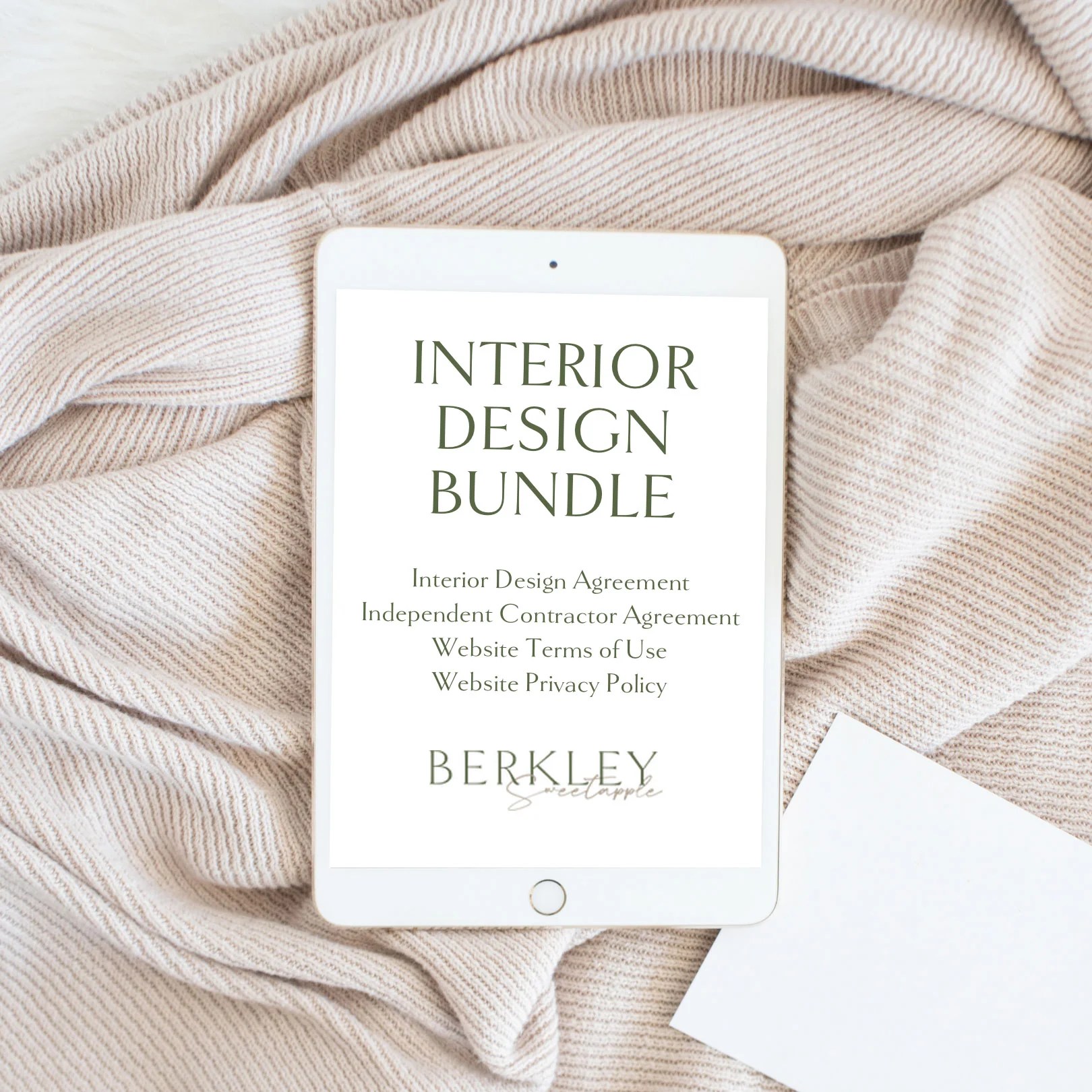 Interior Design Bundle BERKLEY SWEETAPPLE LLC.