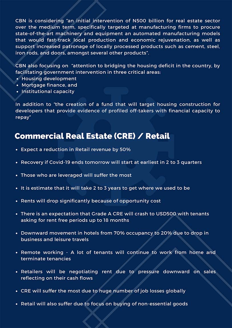 Surviving 2020 COVID 19, The Perfect Storm and Real Estate in Nigeria