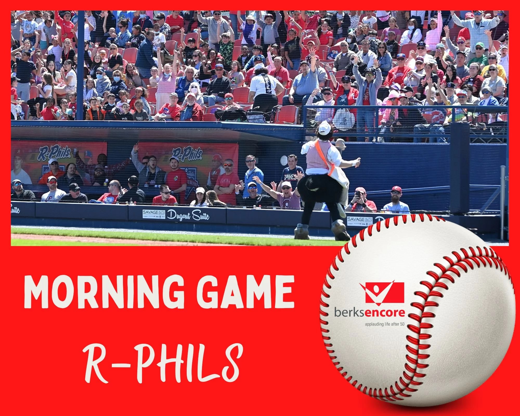Reading Phillies Christmas 2023 2023 Morning Game at the Reading Fightin Phils Sponsor Berks Encore