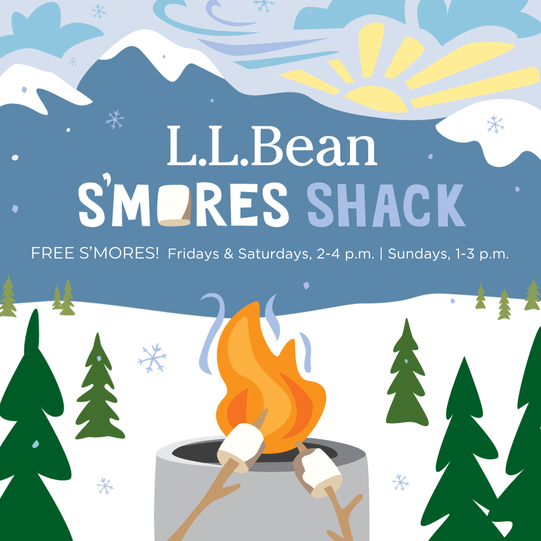 Free S'mores at the LLBean S'mores Shack! Berkshire East Mountain Resort